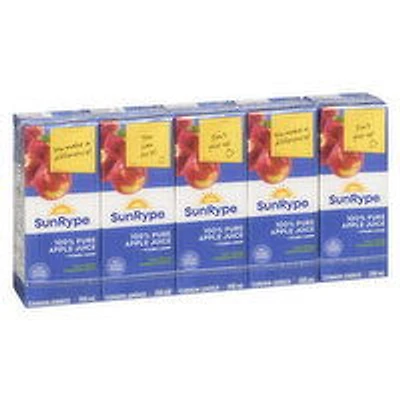 SunRype - Pure Apple Juice Unsweetened, 5 Each