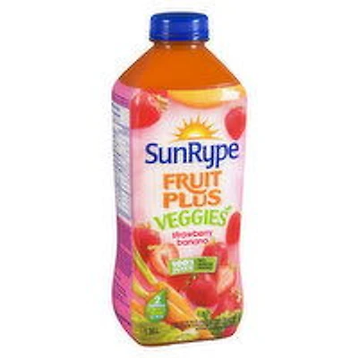 SunRype - Fruit Plus Veggies Strawberry Banana Juice, 1.36 Litre