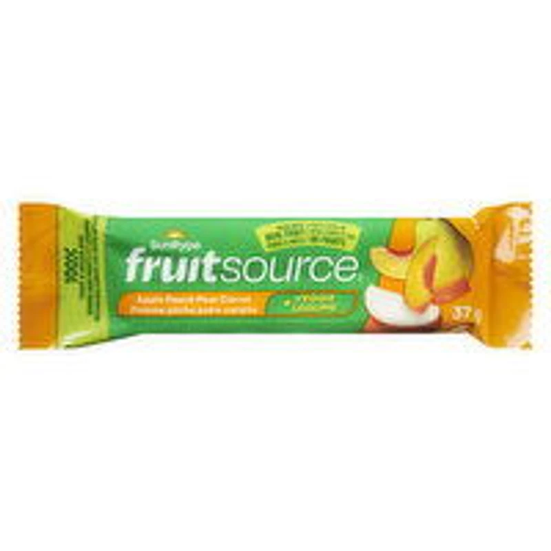 SunRype - Fruit Source + Veggie, Peach Pear Carrot Bar, 37 Gram
