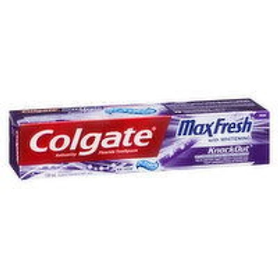 Colgate - MaxFresh Toothpaste, with Whitening Knockout Mint Fusion, 150 Millilitre