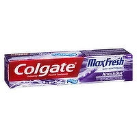 Colgate - MaxFresh Toothpaste, with Whitening Knockout Mint Fusion, 150 Millilitre