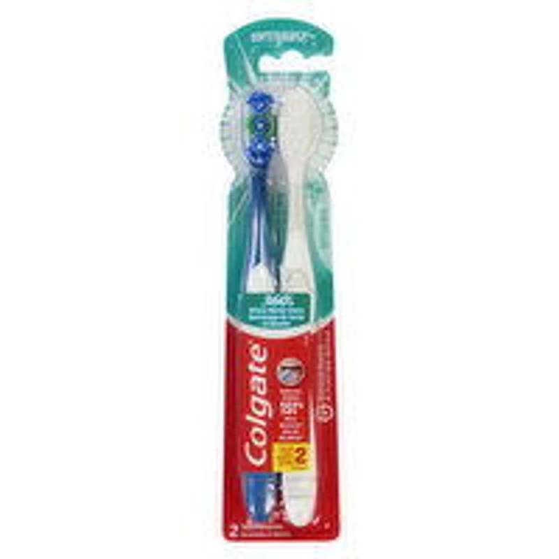 Colgate - 360 Clean Toothbrush - Soft, 2 Each