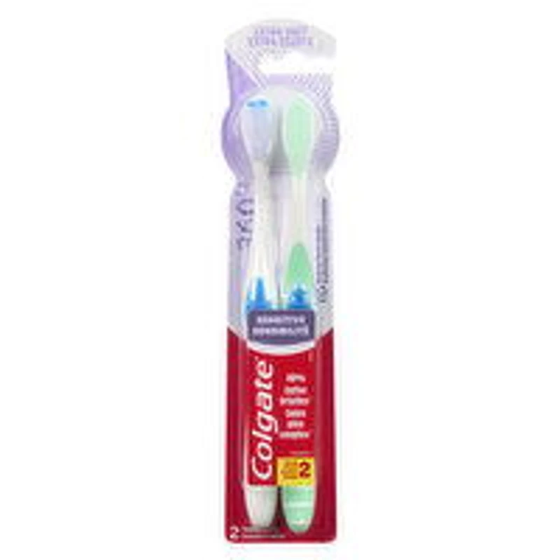 Colgate - 360 Sensitive Pro-Relief Toothbrush - Ultra Soft, 2 Each