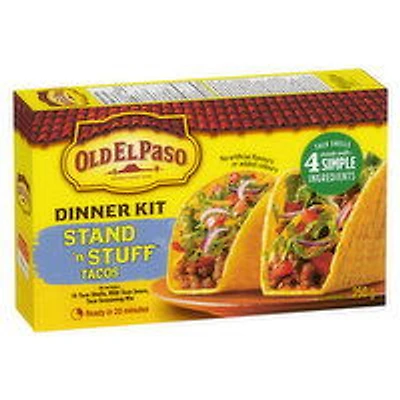Old El Paso - Stand 'n Stuff Tacos Dinner Kit, 250 Gram