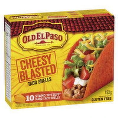 Old El Paso - OLD EL PASO Cheesy Blastd Taco Shells, 10 Each