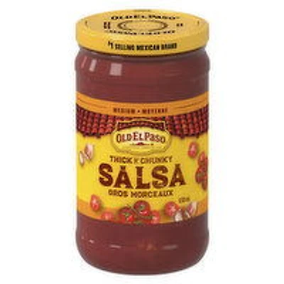 Old El Paso - Thick N' Chunky Medium Salsa, 650 Millilitre