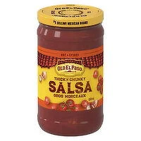 Old El Paso - Thick N' Chunky Hot Salsa, 650 Millilitre