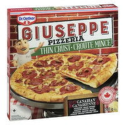 Dr. Oetker - Giuseppe Pizzeria Thin Crust Canadian Pizza, 501 Gram