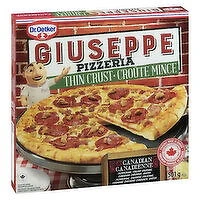 Dr. Oetker - Giuseppe Pizzeria Thin Crust Canadian Pizza, 501 Gram