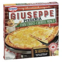 Dr. Oetker - Giuseppe Pizzeria Thin Crust 5 Cheese Pizza, 439 Gram
