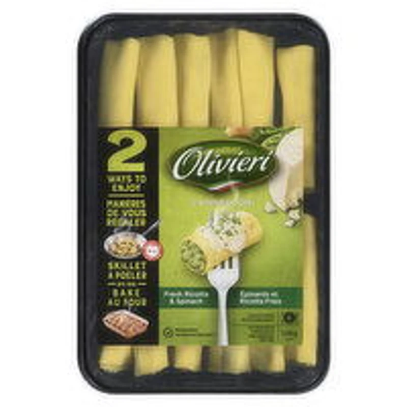 Olivieri - Cannelloni, Spinach & Cheese, 540 Gram