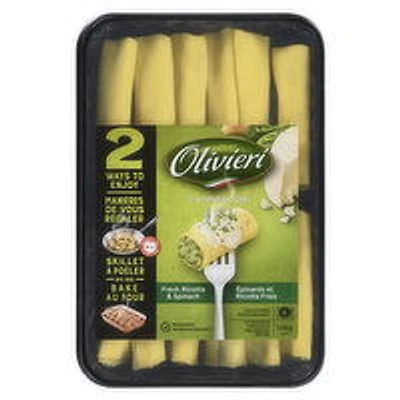 Olivieri - Cannelloni, Spinach & Cheese, 540 Gram