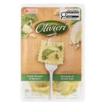 Olivieri - Ravioli Pasta, Ricotta & Spinach, 600 Gram