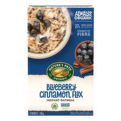 Nature's Path - Optimum Power Hot Oatmeal- Blueberry Cinnamon Flax, 8 Each