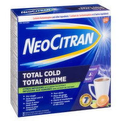 Neo Citran - Total Cold Tea - Night, 10 Each