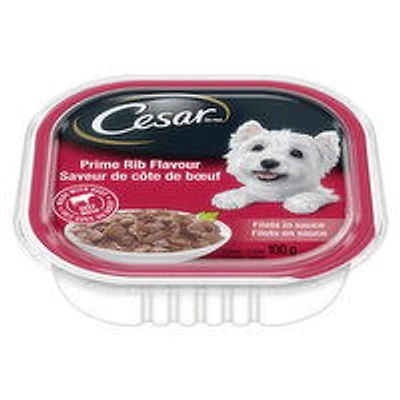 Cesar - Slices Dog Food Prime Rib Flavour, 100 Gram