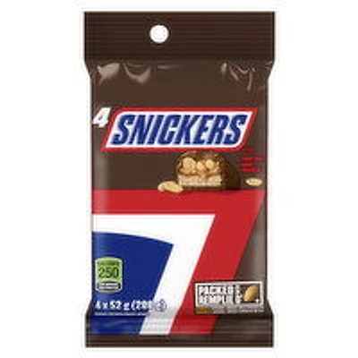 Snickers - Peanut Milk Chocolate Bars, 4 Each