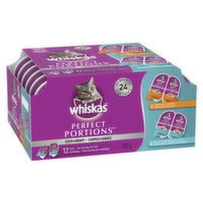 Whiskas - Perfect Portions Cuts In Gravy - Chicken & Tuna, 12 Each