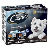 Cesar - Home Delights Variety Pk Dog Wet, 12 Each