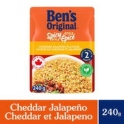 Ben's Original - Spicy Style Cheddar & Jalapeno Flavour Rice, 240 Gram