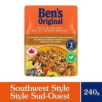 Ben's Original - Rice & Pulses Southwest Style Brown Rice & Black Beans, 240 Gram