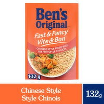 Ben's Original - Fast & Fancy Chinese Style Fried Rice Side Dish, 132 Gram