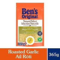 Ben's Original - Natural Select Roasted Olive Oil, Roasted Garlic Flavour & Wild Rice, 365 Gram