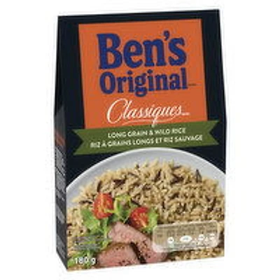 Ben's Original - CLASSIQUES Long Grain & Wild Rice, 180 Gram