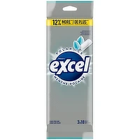Excel - Polar Ice Sugar Free Chewing Gum, 18 Pieces, 3 Each