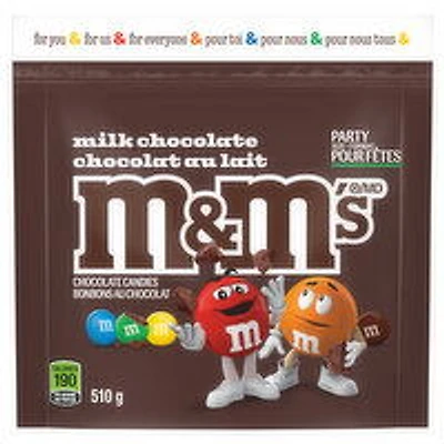 M&M'S - Milk Chocolate, Party Size, 510 Gram