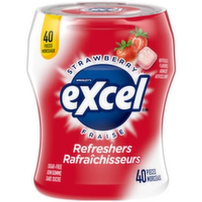 Excel - Refreshers Strawberry, 40 Each