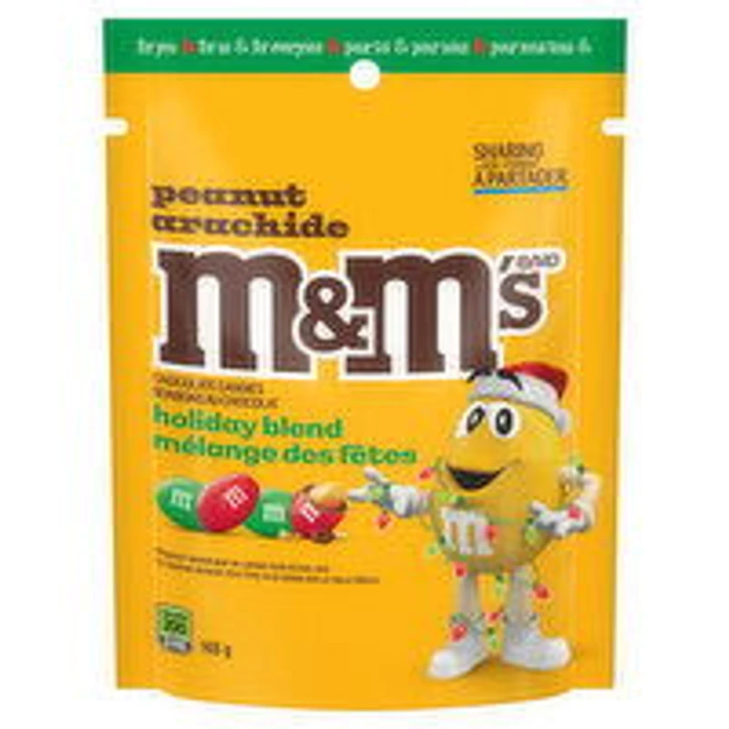 M&M's - Peanut Holiday Blend, Sharing Size, 165 Gram