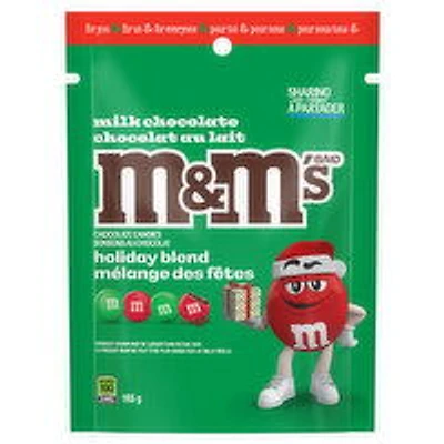 M&M's - Holiday Blend Chocolate Candies, Sharing Size, 165 Gram