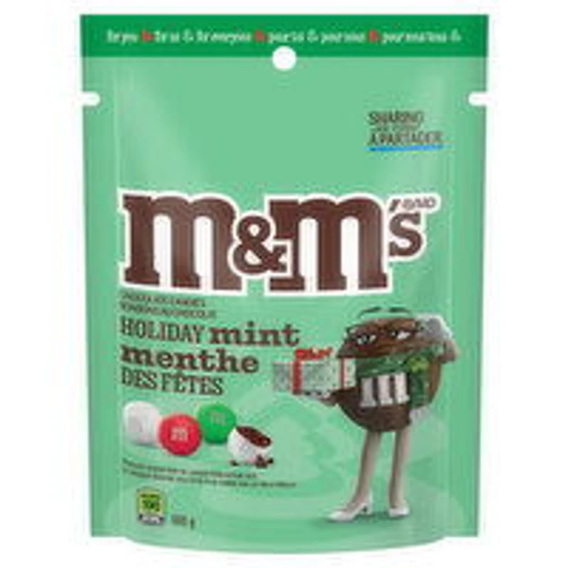 M&M's - Holiday Mint Chocolate Candies, 165 Gram