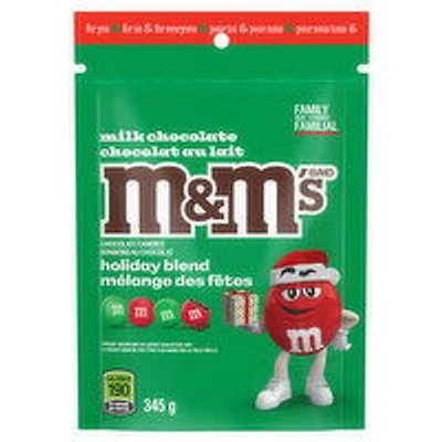 M&M's - Holiday Blend Milk Chocolate, Bowl Size, 345 Gram
