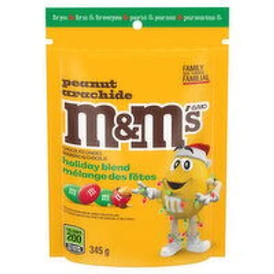 M&M's - Peanut Holiday Blend, Bowl Size, 345 Gram