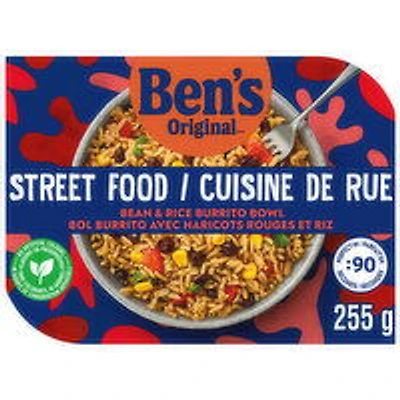 Ben's Original - Street Food Bean & Rice Burrito Bowl, 255 Gram