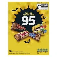 Mars - Halloween Chocolate Mini Bars Variety, 95 Pack, 1 Kilogram