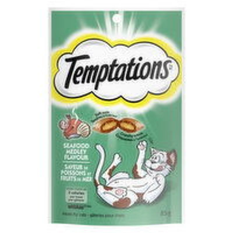 Whiskas - Temptations Cat Treats Seafood Medley, 85 Gram