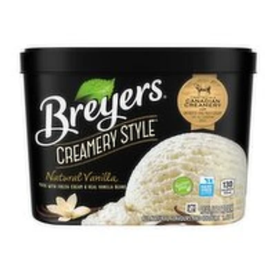 BREYERS - Creamery Style Ice Cream - Natural Vanilla, 1.66 Litre