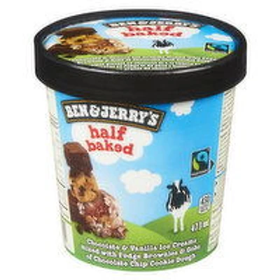 Ben & Jerry's - Half Baked Ice Cream, 473 Millilitre