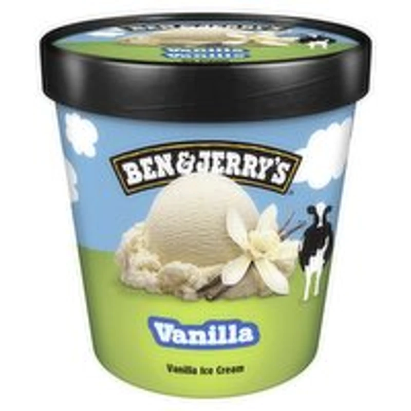 Ben & Jerry's - Vanilla Ice Cream, 473 Millilitre