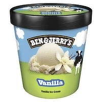 Ben & Jerry's - Vanilla Ice Cream, 473 Millilitre
