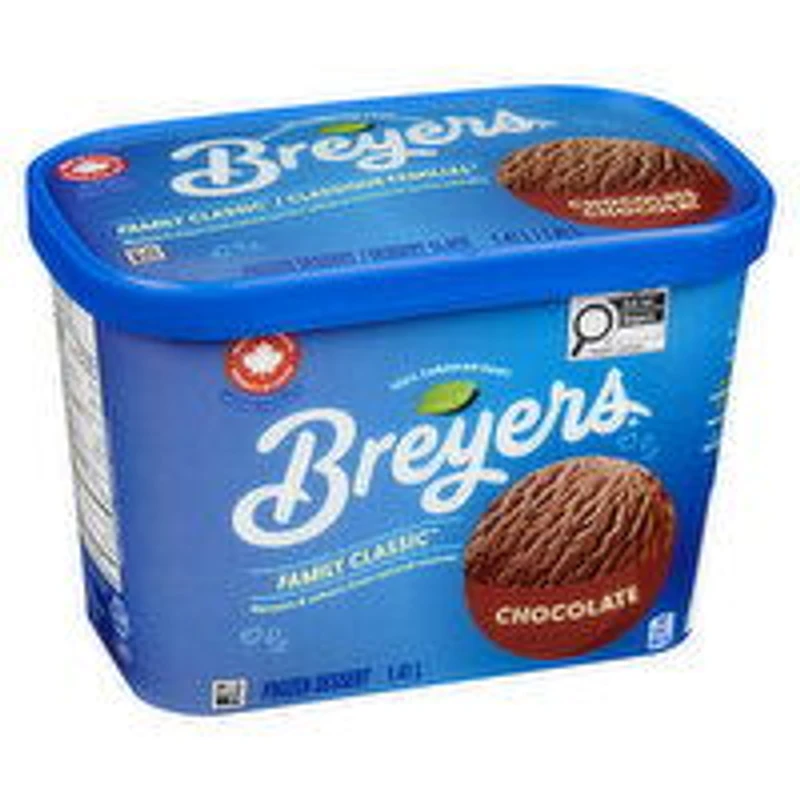 BREYERS - Family Classic Chocolate Ice Cream, 1.41 Litre