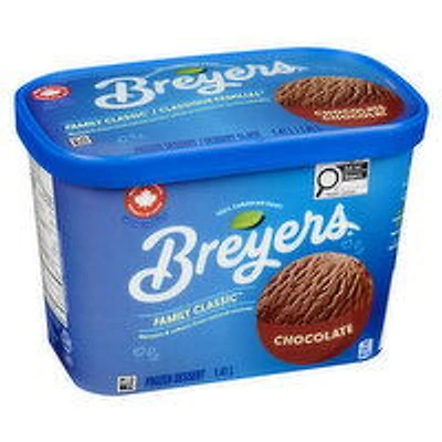 BREYERS - Family Classic Chocolate Ice Cream, 1.41 Litre