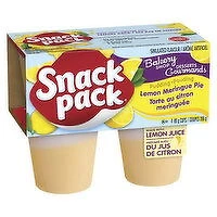 Snack Pack - Snack Pack Lemon Meringue Pie, 4 Each