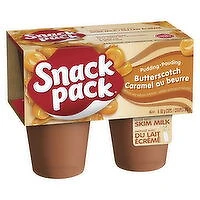 Snack Pack - Butterscotch Pudding Cups 99g, 4 Each