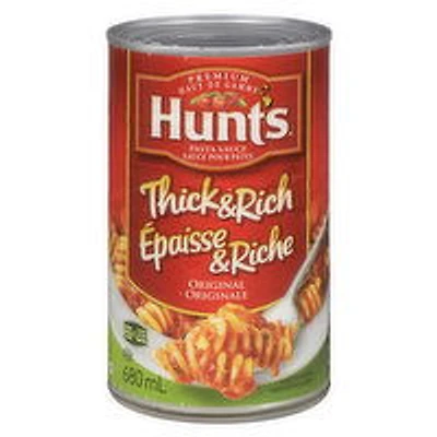 Hunt's - Pasta Sauce, Thick & Rich Original, 680 Millilitre