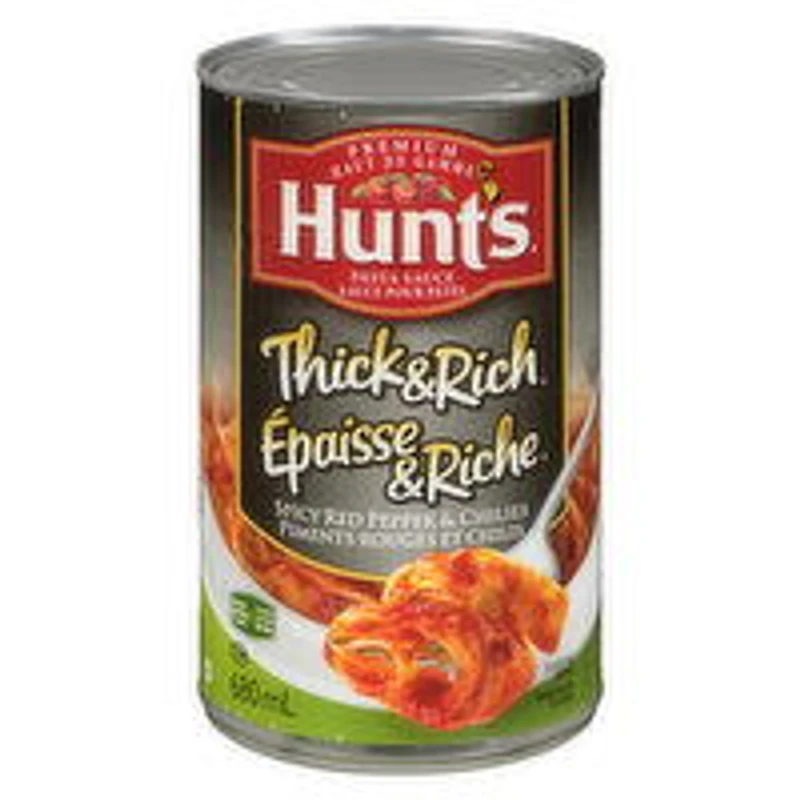 Hunt's - Pasta Sauce, Thick & Rich Spicy Red Pepper Chilies, 680 Millilitre