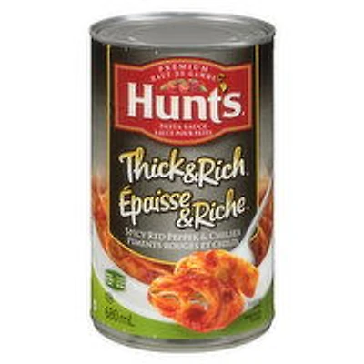 Hunt's - Pasta Sauce, Thick & Rich Spicy Red Pepper Chilies, 680 Millilitre